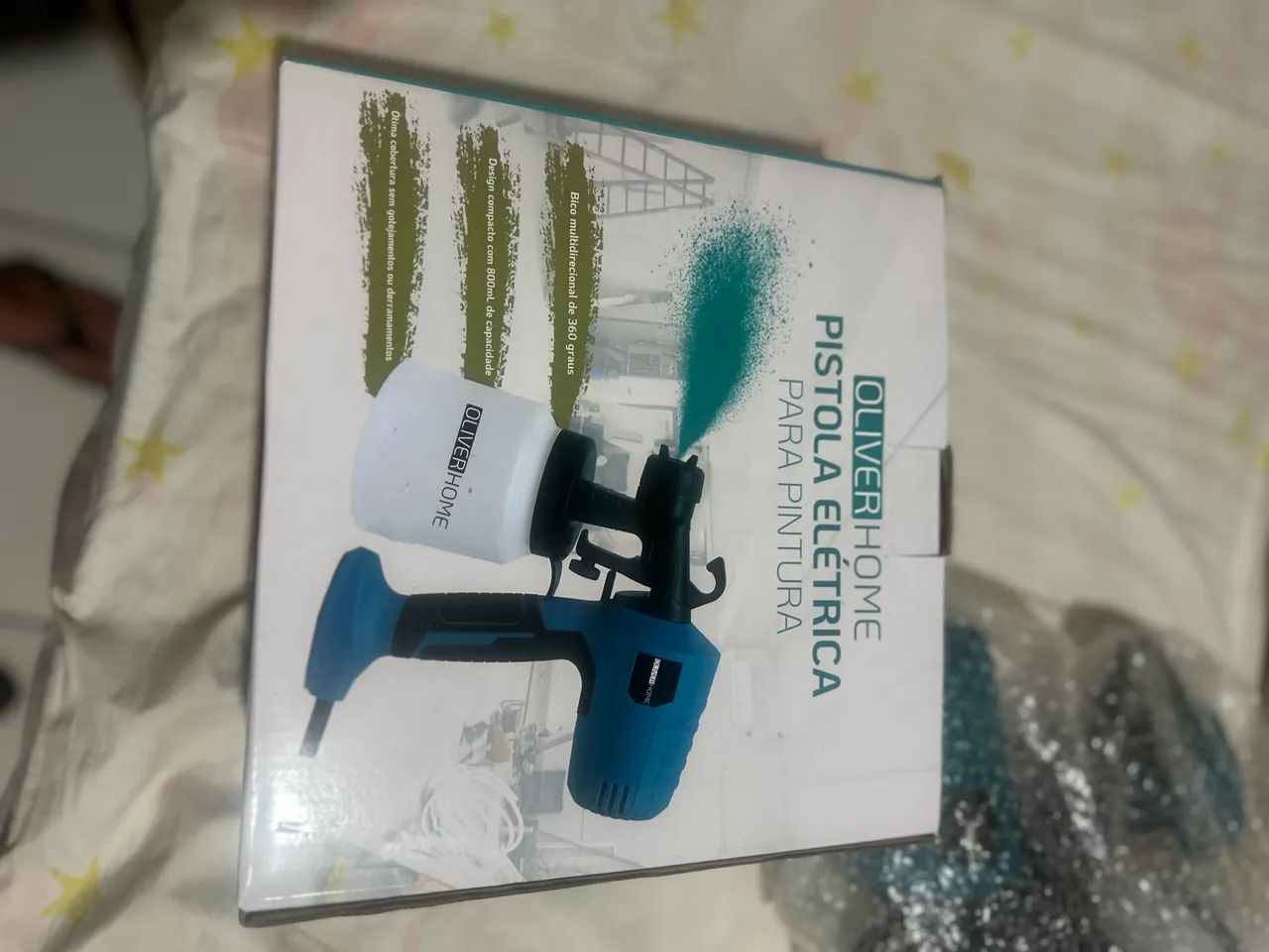 Pistola Elétrica pintura / pulverizador 127v NOVA - Foto 2