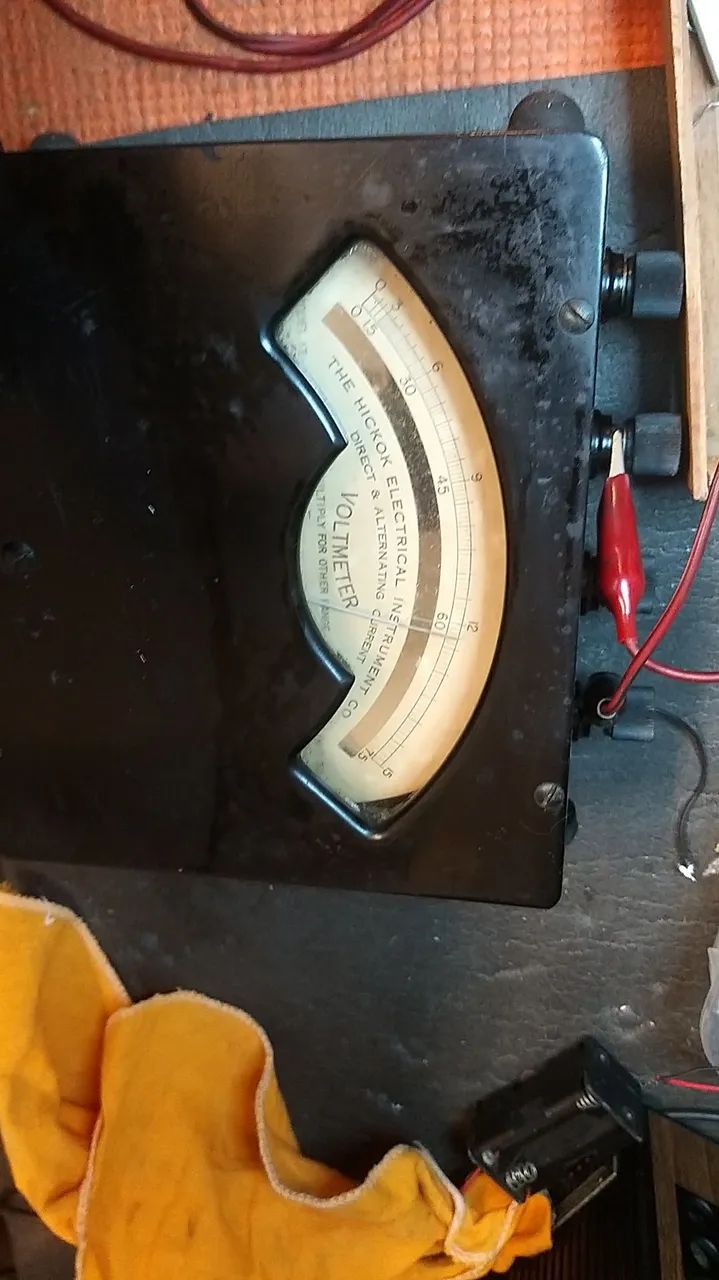 voltimetro Hickok Laboratório, várias escalas, coleção, leia!