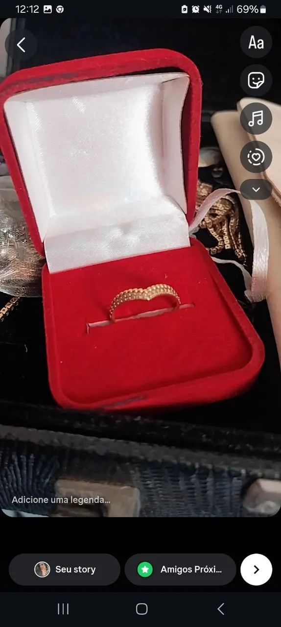 Anel ouro 18k - Foto 2