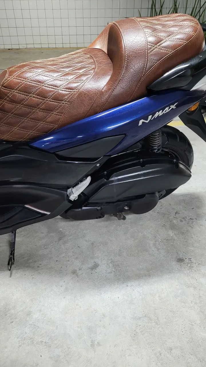 NMAX AZUL BANCO COURO GV SEMINOVA 3750 KM ÚNICA NO MERCADO  - Foto 5