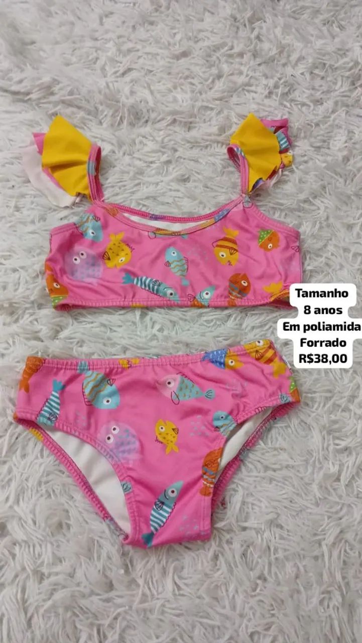 Biquíni infantil em poliamida Forrado 