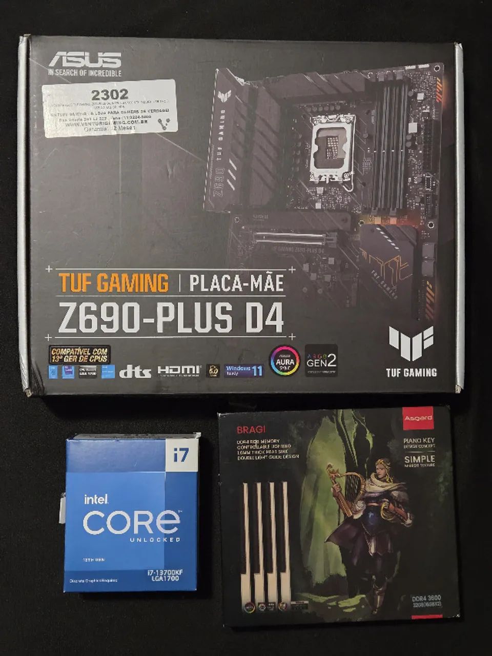 Core i7 13700KF Z690 64GBメモリ ASUS Z690 Core i7-13700kf メモリセット（64GB） ASUS Z690