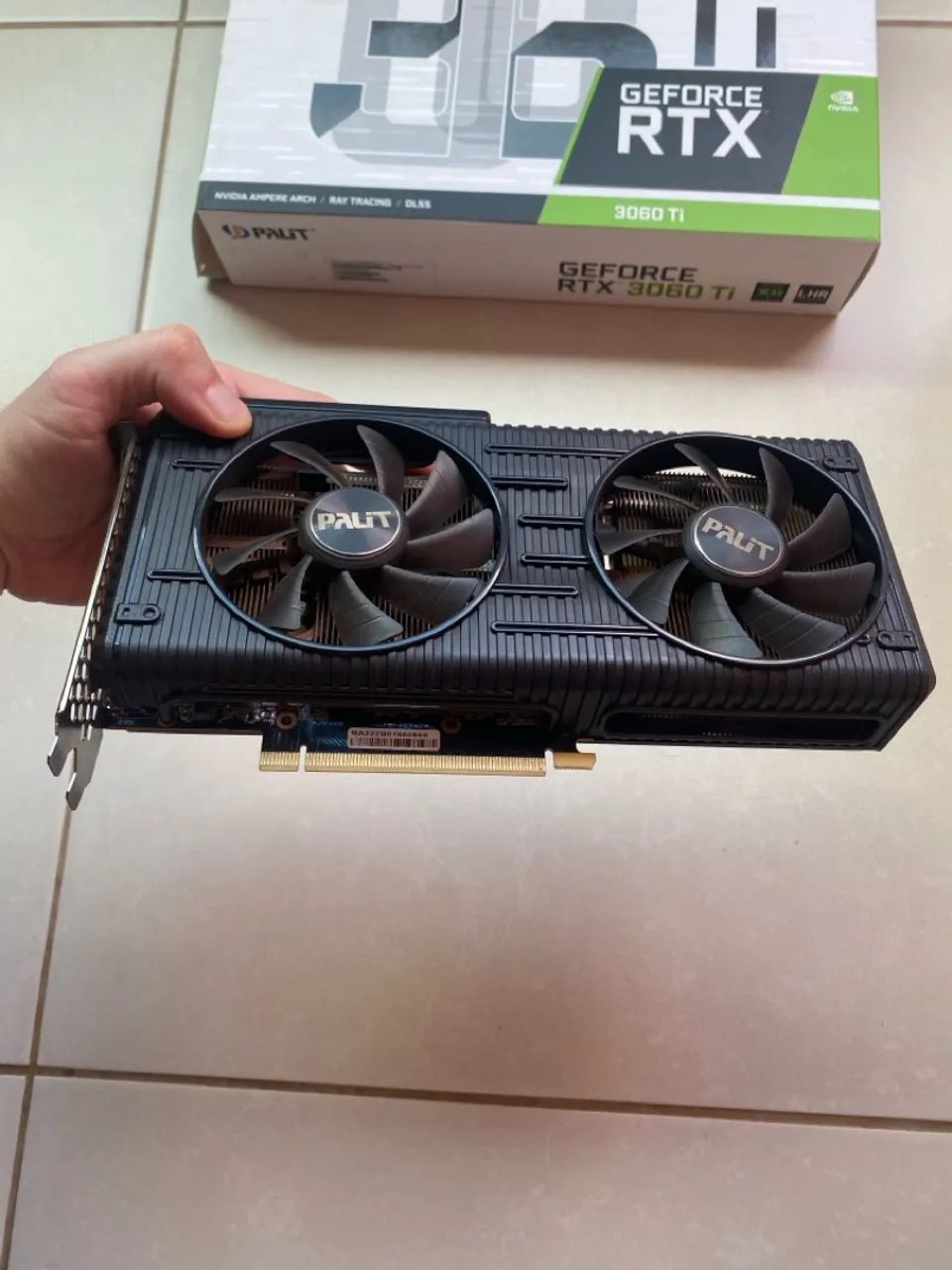 Placa de Vídeo Palit GeForce RTX 3060 Ti Dual 8GB - Placas Placa de Vídeo Palit GeForce RTX 3060 Ti Dual 8GB - Placas