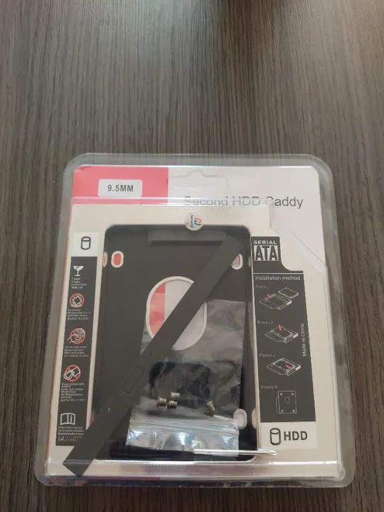 Caddy drive 9,5mm ou 12,7mm (Gaveta para notebook) - Foto 5