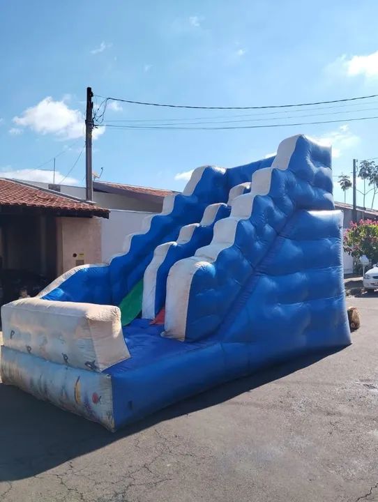 Tobogã inflável para crianças - Diversão garantida! - Foto 3