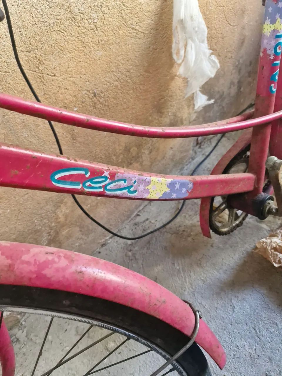 Bicicleta Caloi rosa - Foto 4