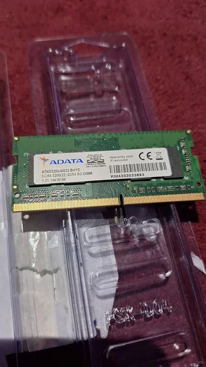 Memória ram 4GB ddr4 Adata
