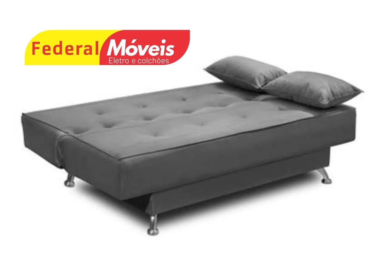Sofá Cama 1,80m Veludo Renove sua Sala - Entregamos  - Foto 2