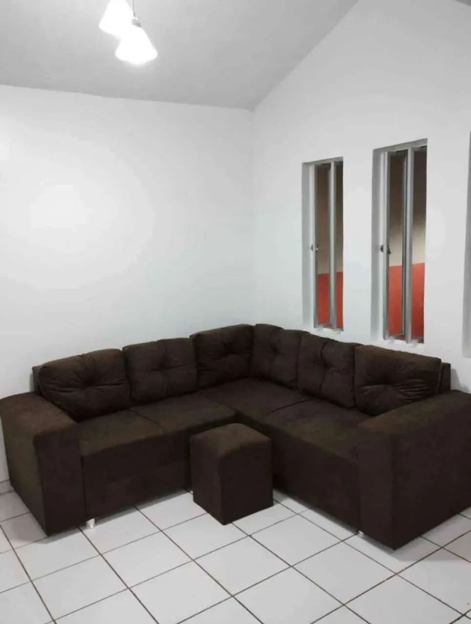 Sofá de Canto Preto - Foto 4