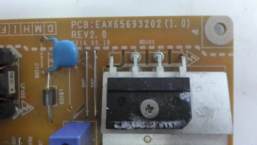 Placa Fonte Eax65693202(1.0) Compatível Tv LG 42lb5800 Leia - Foto 3