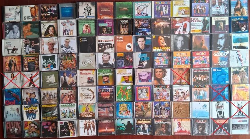 Coleção Pronta De 98 Cds Da Foto - Letra E, F, G, H, I, J