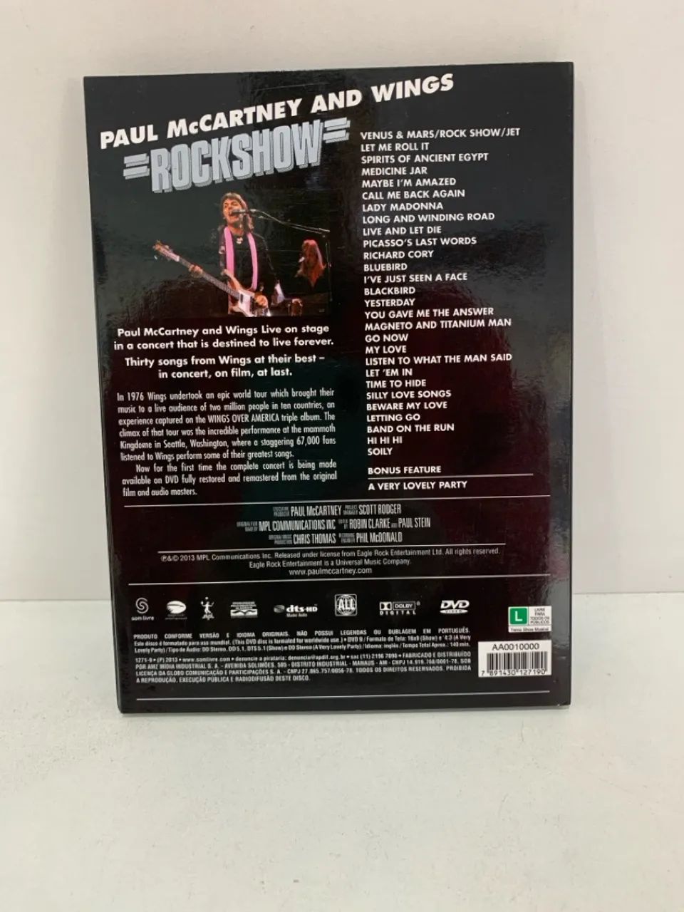DVD Paul McCartney and wings  - Foto 2