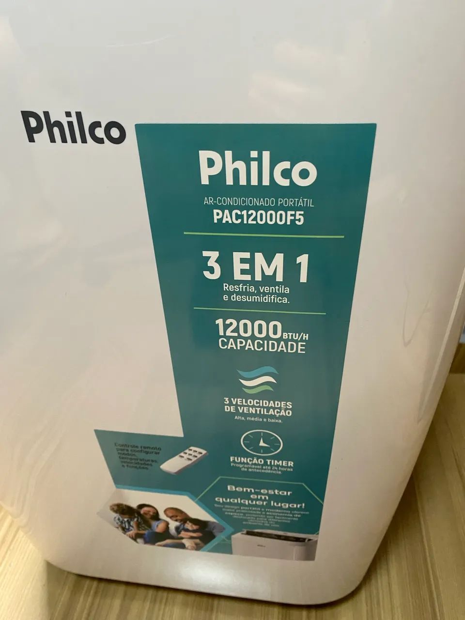 Ar Condicionado Portátil 12.000 BTUs Philco Frio Branco 220V - Foto 2