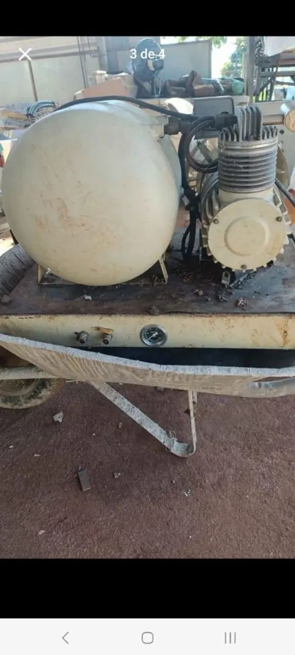 Compressor de ar odontológico fucionando blz desarmando blz leia a descrição  - Foto 2