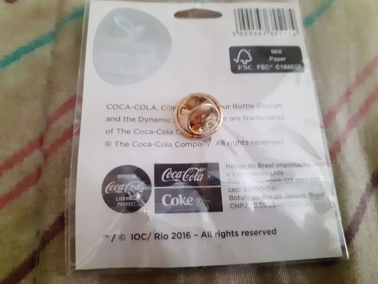PIN OLIMPÍADAS RIO 2016 COCA COLA NOVO  - Foto 3
