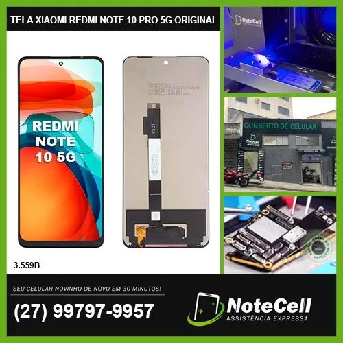 Tela Display Para Xiaomi Note 10 Pro 5G Original 3.559b - Instalação Expressa!!!