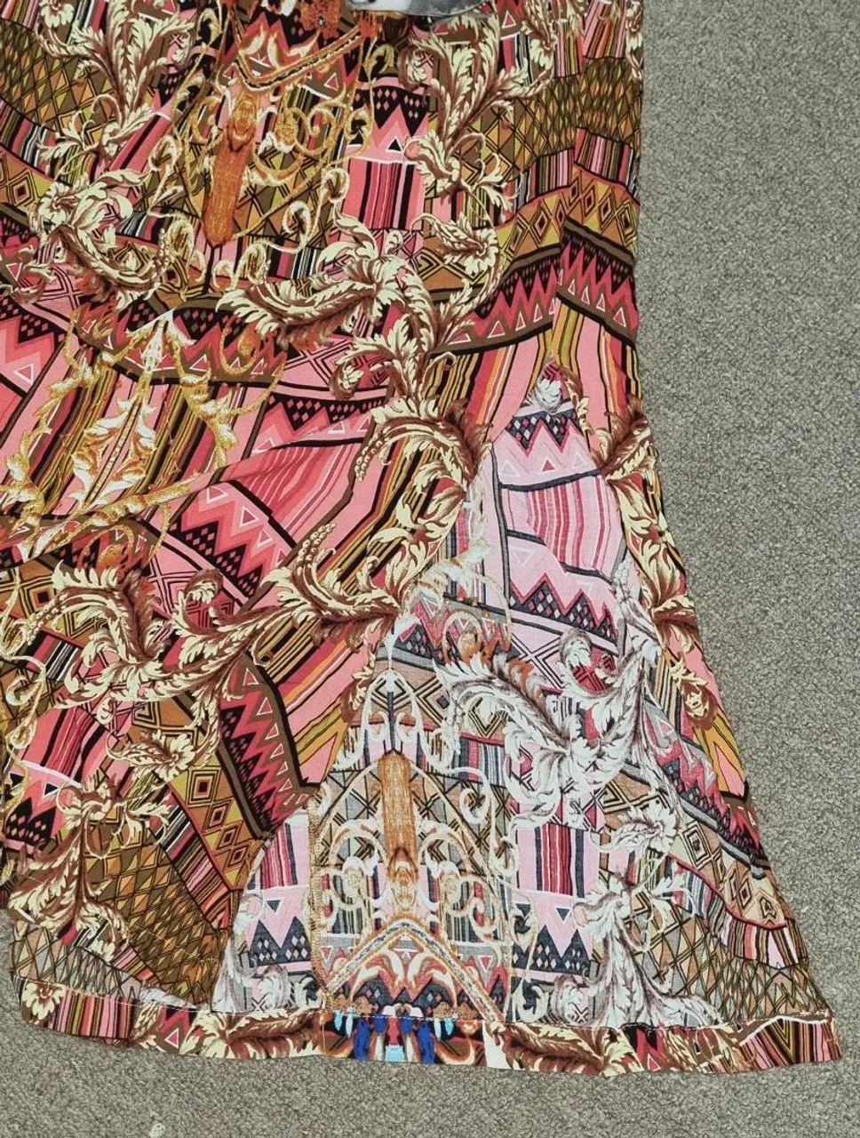 Vestido longo P estampado - Foto 3