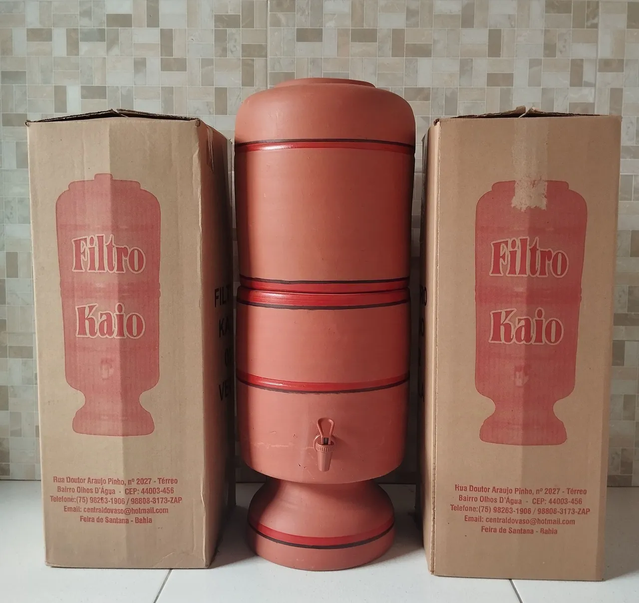 Filtro de Barro Kaio - A partir de:R$124,90!