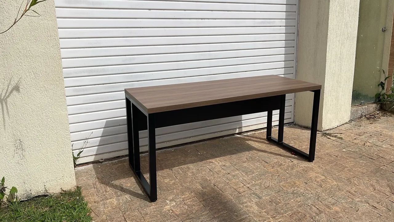 Mesa INDUSTRIAL de Escritório Moderna com Estrutura em Aço - Foto 2