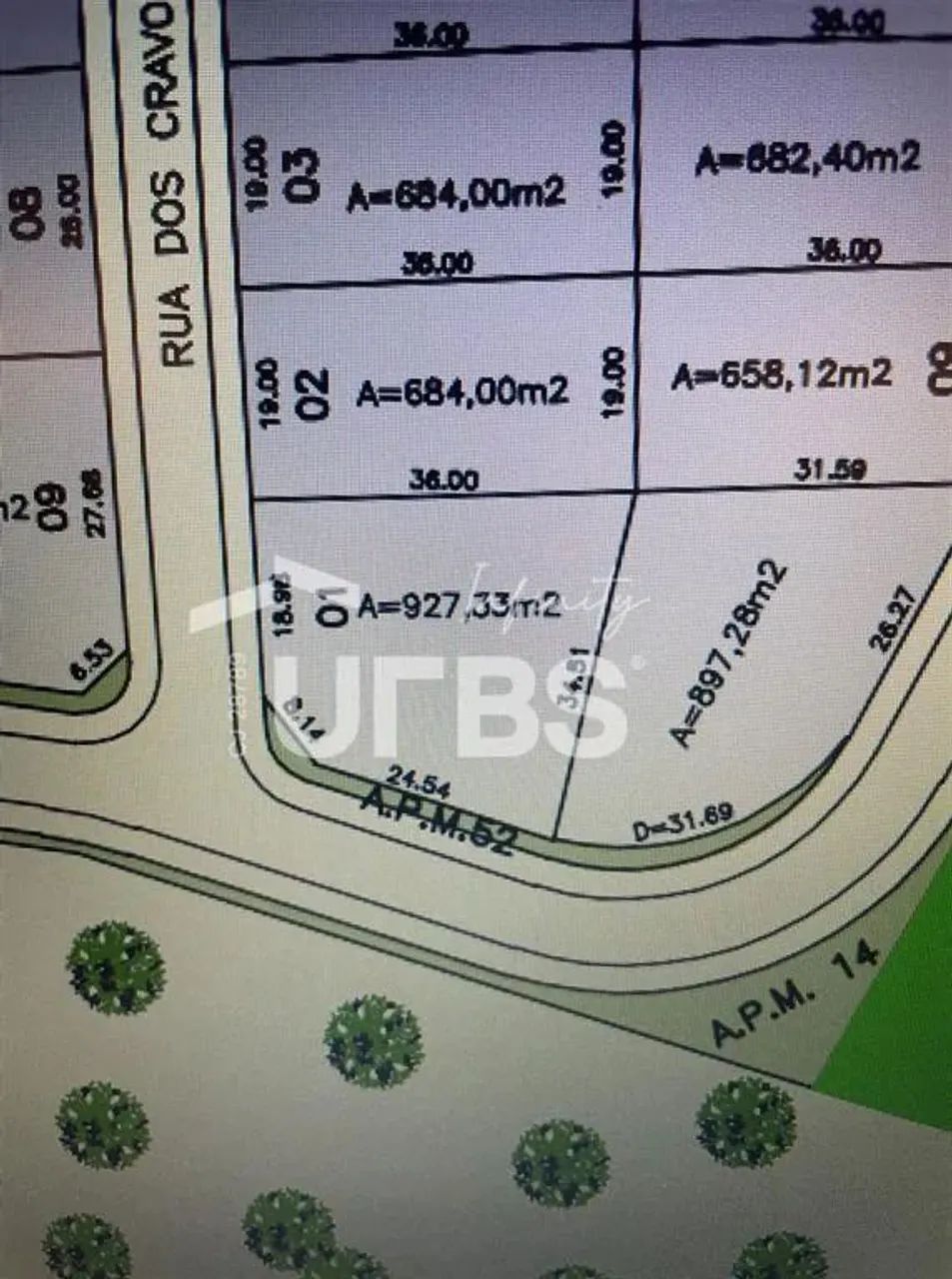 Lote de Esquina, 927 m² no Jardins Milão - Foto 3