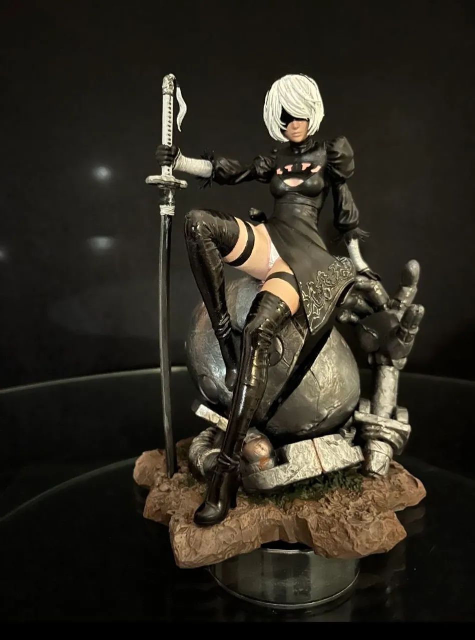 2B Action Figures - Nier Automata, Impressão 3d em Resina - Foto 3