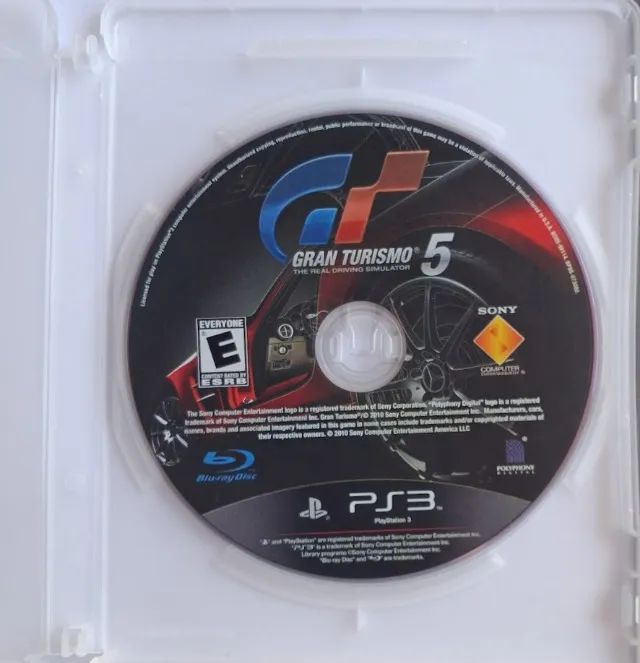 Gran turismo 5 - PS3 - Sem Capa