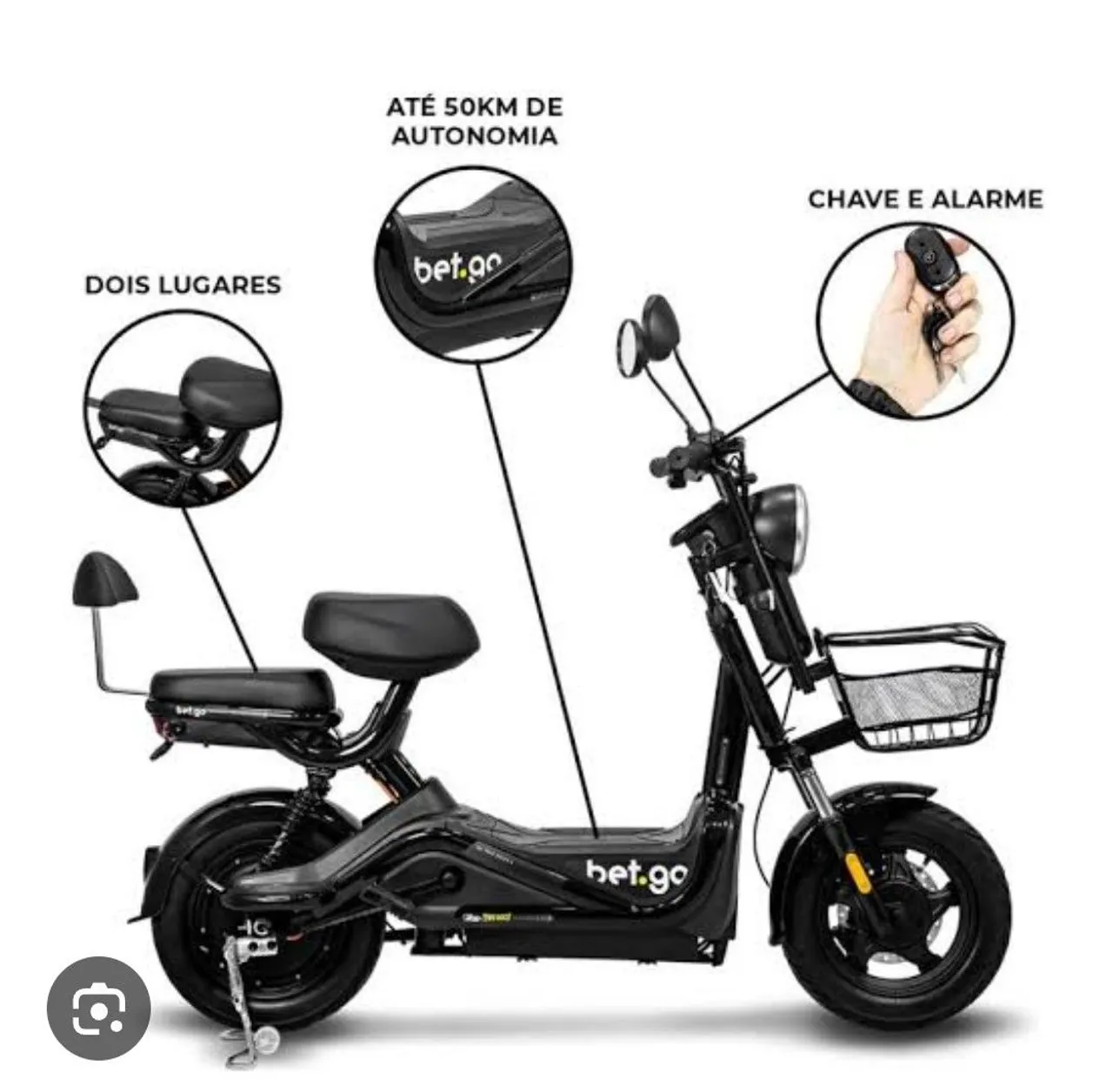 Bicicleta Elétrica 1000W