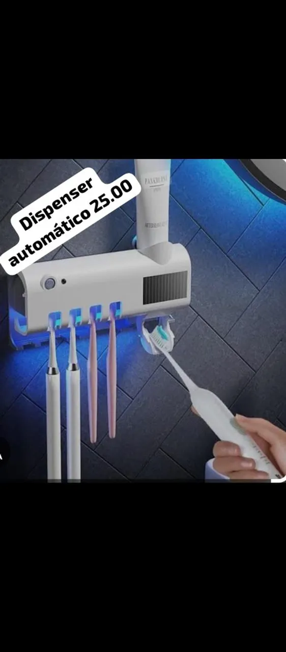 Dispenser Automático de Pasta de Dentes