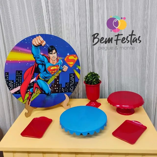 Festa na mesa heróis - Pegue e Monte Belford Roxo