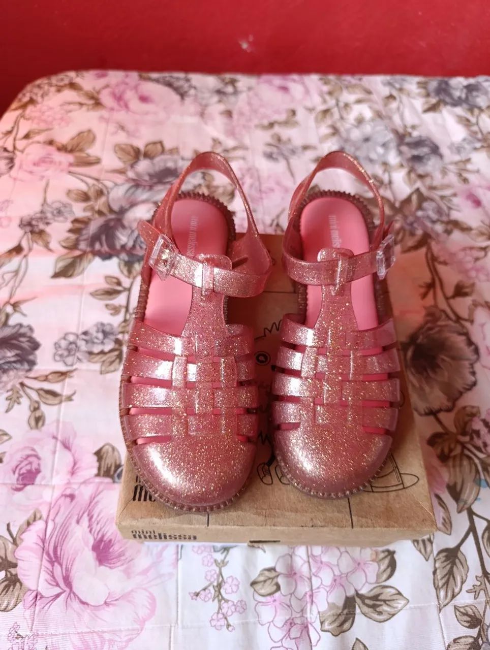 Sandália Glitter Mini Melissa ( não entrego e não abaixo o valor não insistir)