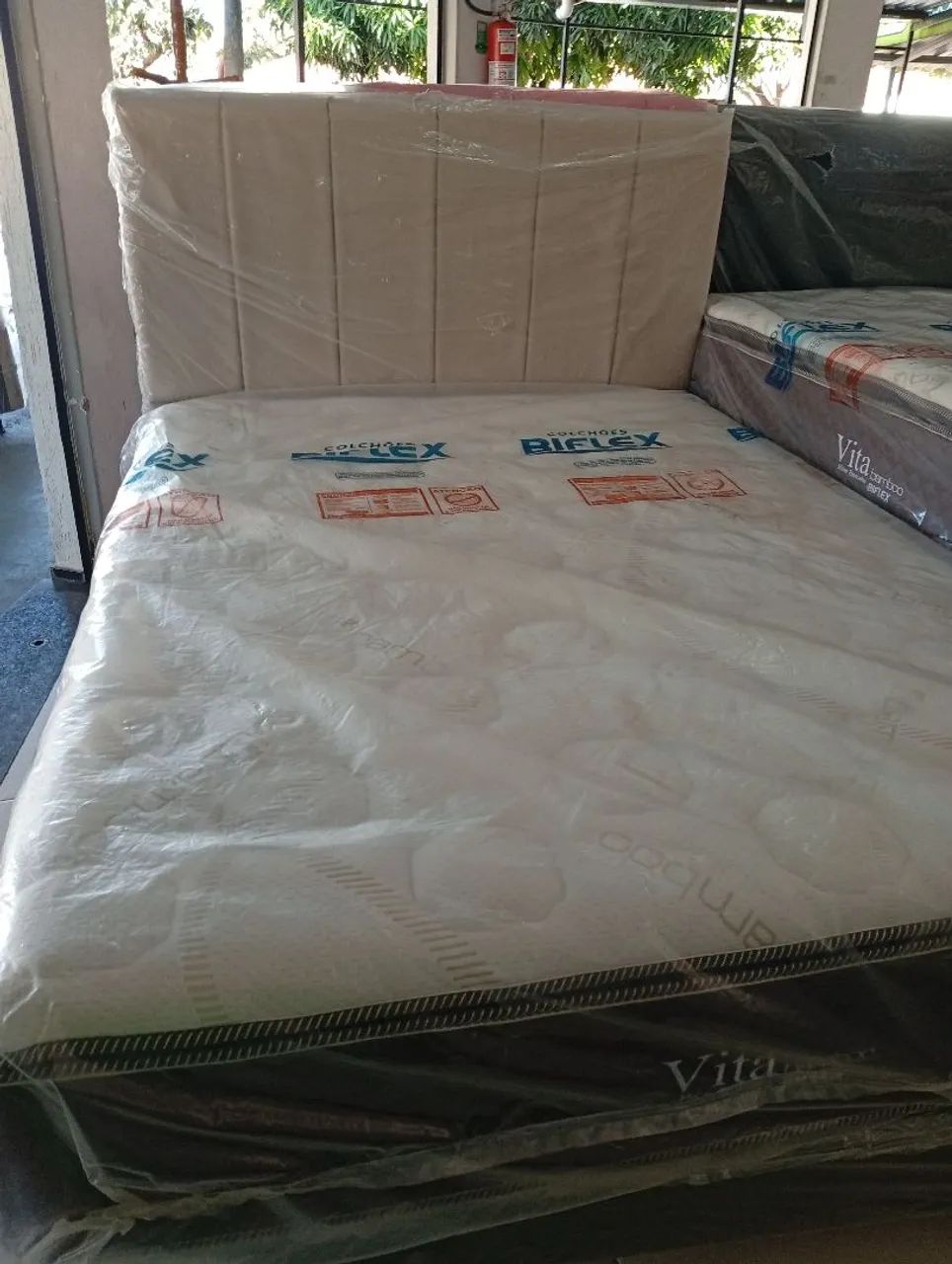 Cama Box com Colchão Vita BambooD_33 Biflex