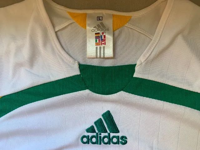 Camisa Seleção de Futebol da África do Sul 2006/2007 Branca (Usada - G/L) - Foto 5