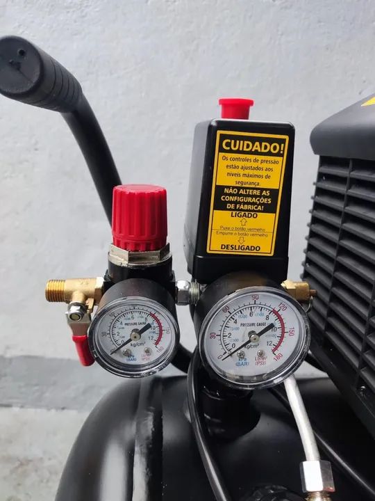 Compressor de Ar Novo 110 volts Aceito Cartão de Crédito  - Foto 6