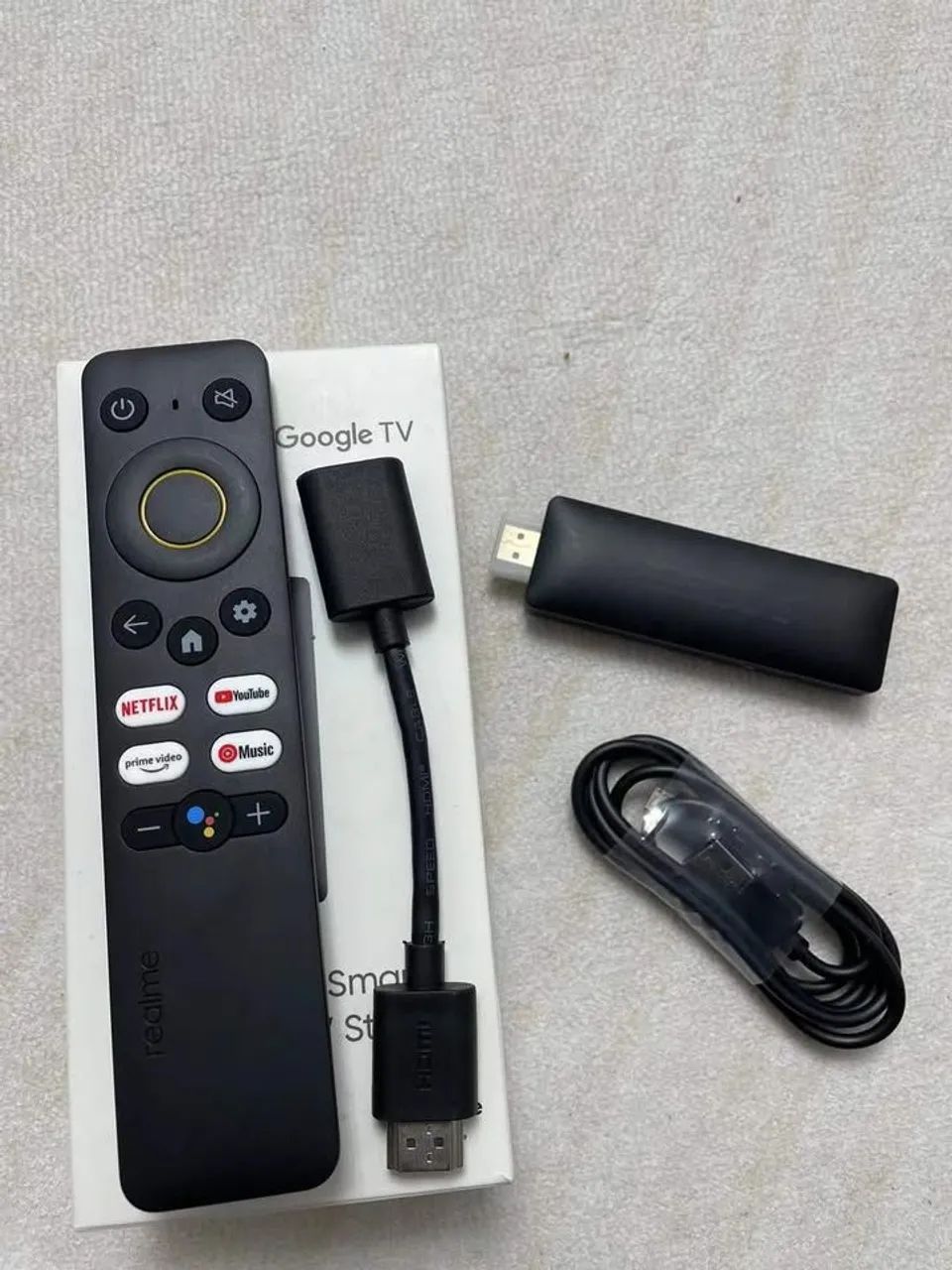 Realme Tv Stick 4K 60fps hdr10/2gb+8gb/Google Tv/ Chromecast Integrado/comando de voz - Foto 3