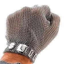 Luva de Malha de Aço Inoxidável - TAMANHO P, Proteção para Mãos