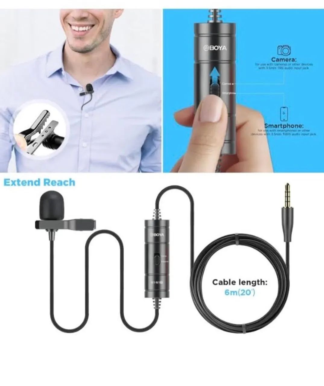 Microfone lapela  - Foto 2