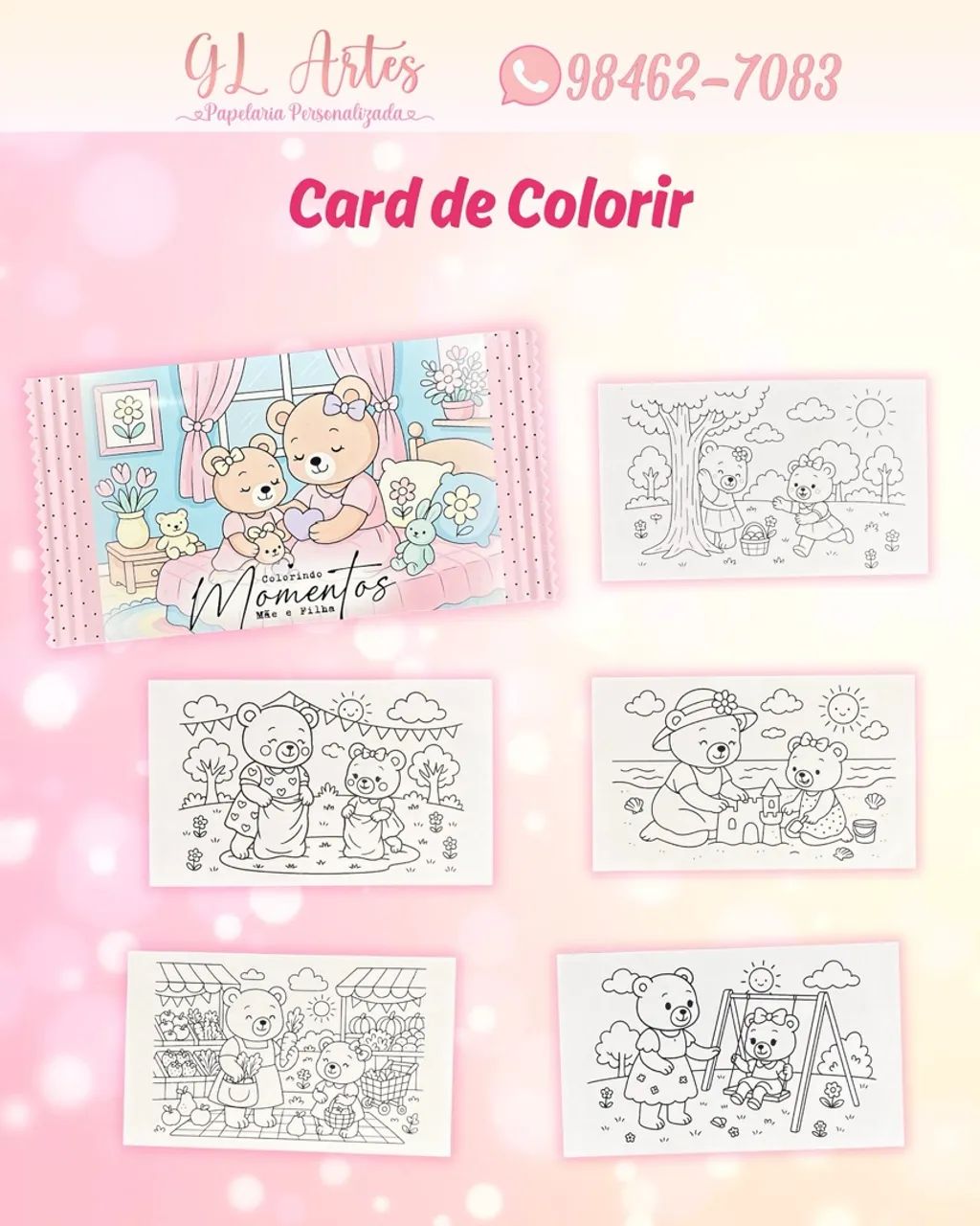 Cards de Colorir