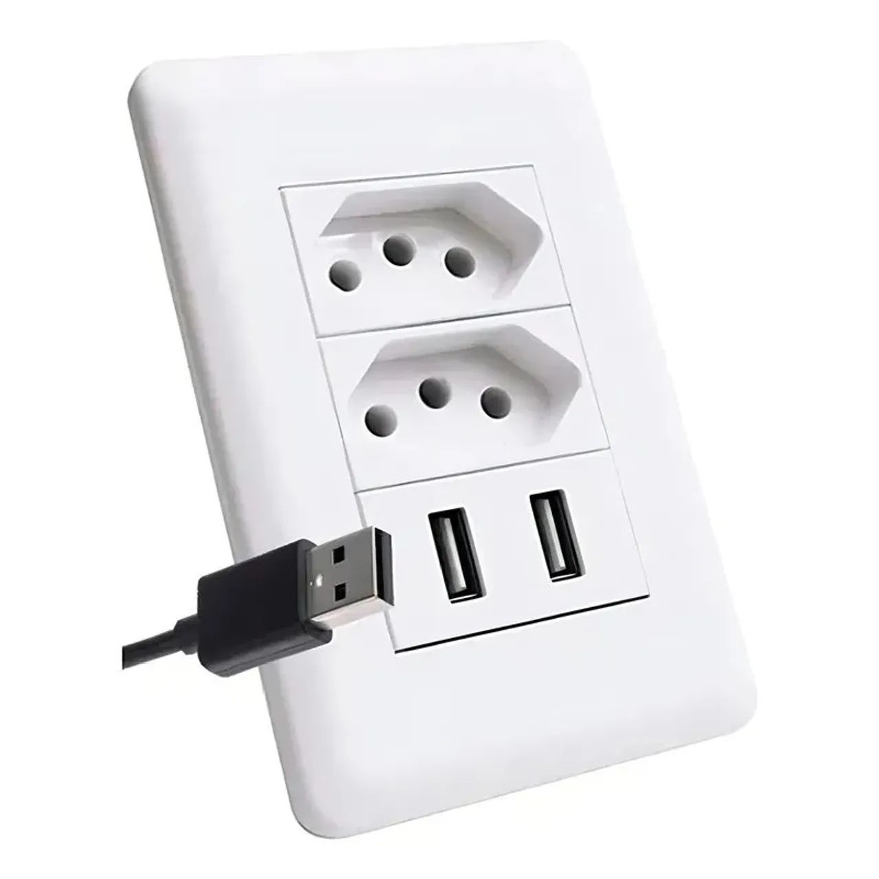 Tomada de parede usb duo64861206799362122