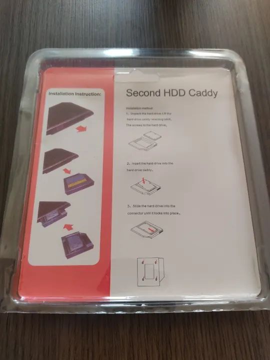 Caddy drive 9,5mm ou 12,7mm (Gaveta para notebook) - Foto 3