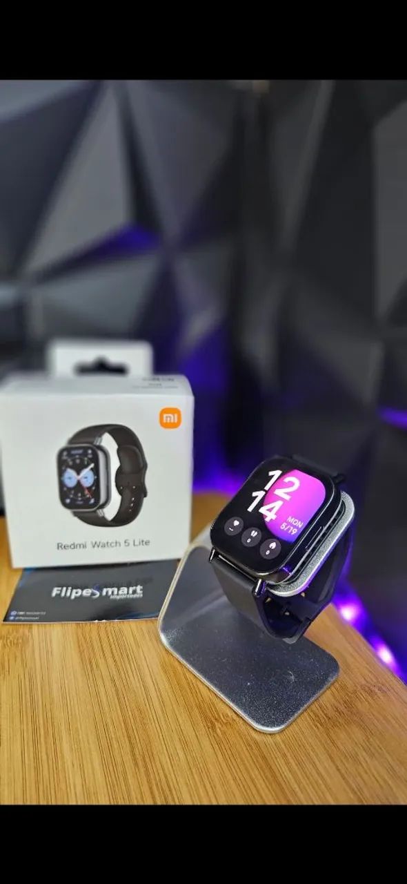 Smartwatch  Xiaomi lite 5 Alexa integrada  e gps integrado 
