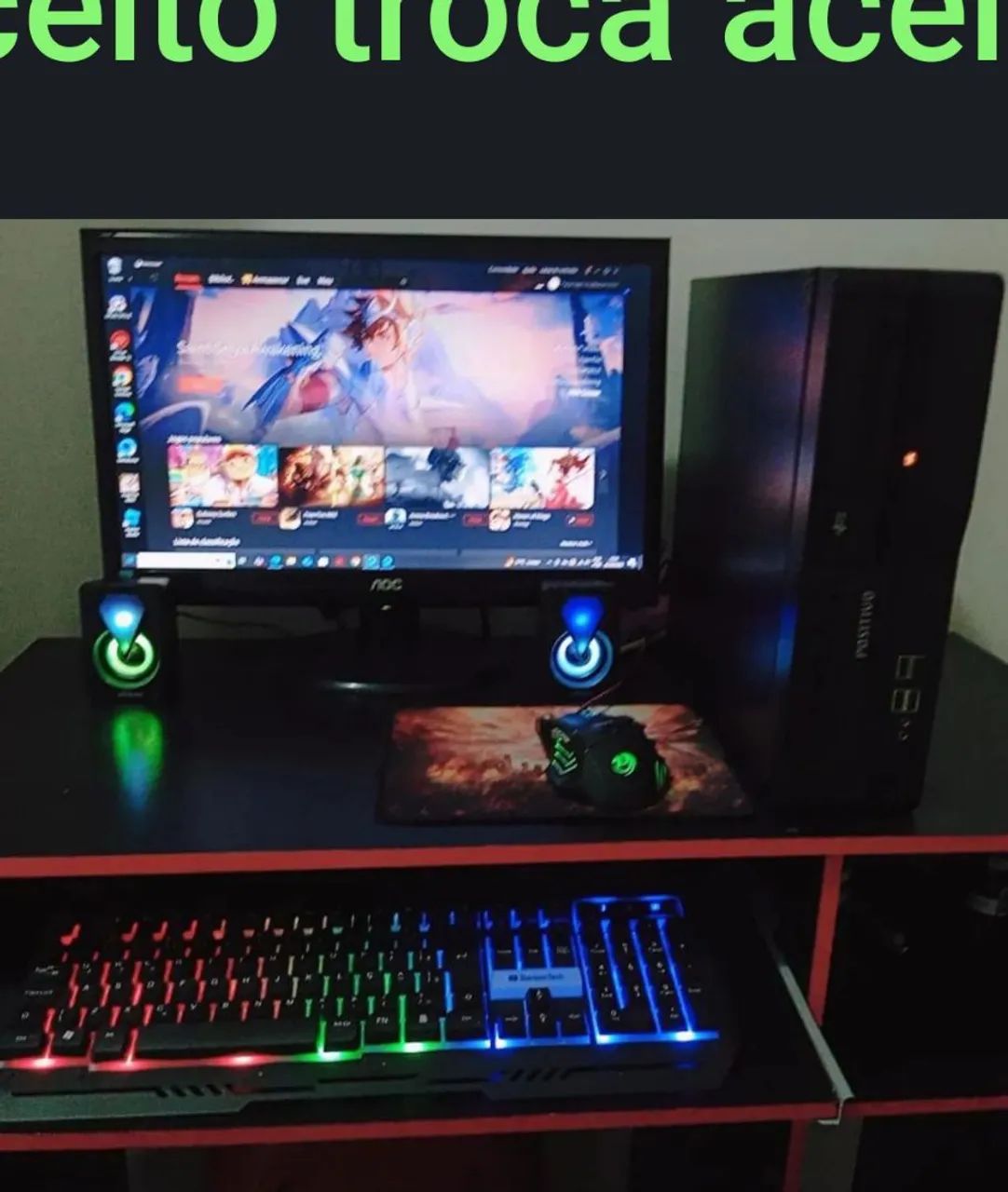 Computador game aceito cartão 64330130021634120