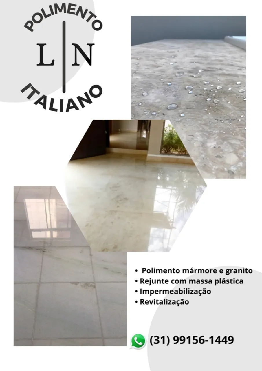 Polimento italiano mármore e granito
