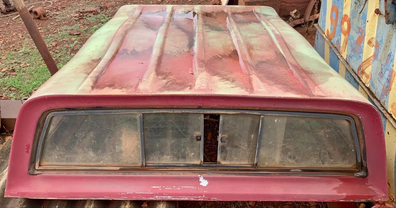 Capota fibra D20 cabine dupla  - Foto 6