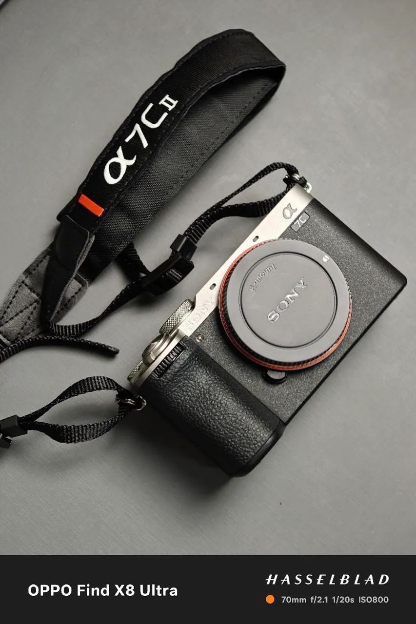 Câmera Sony A7Cii prata 