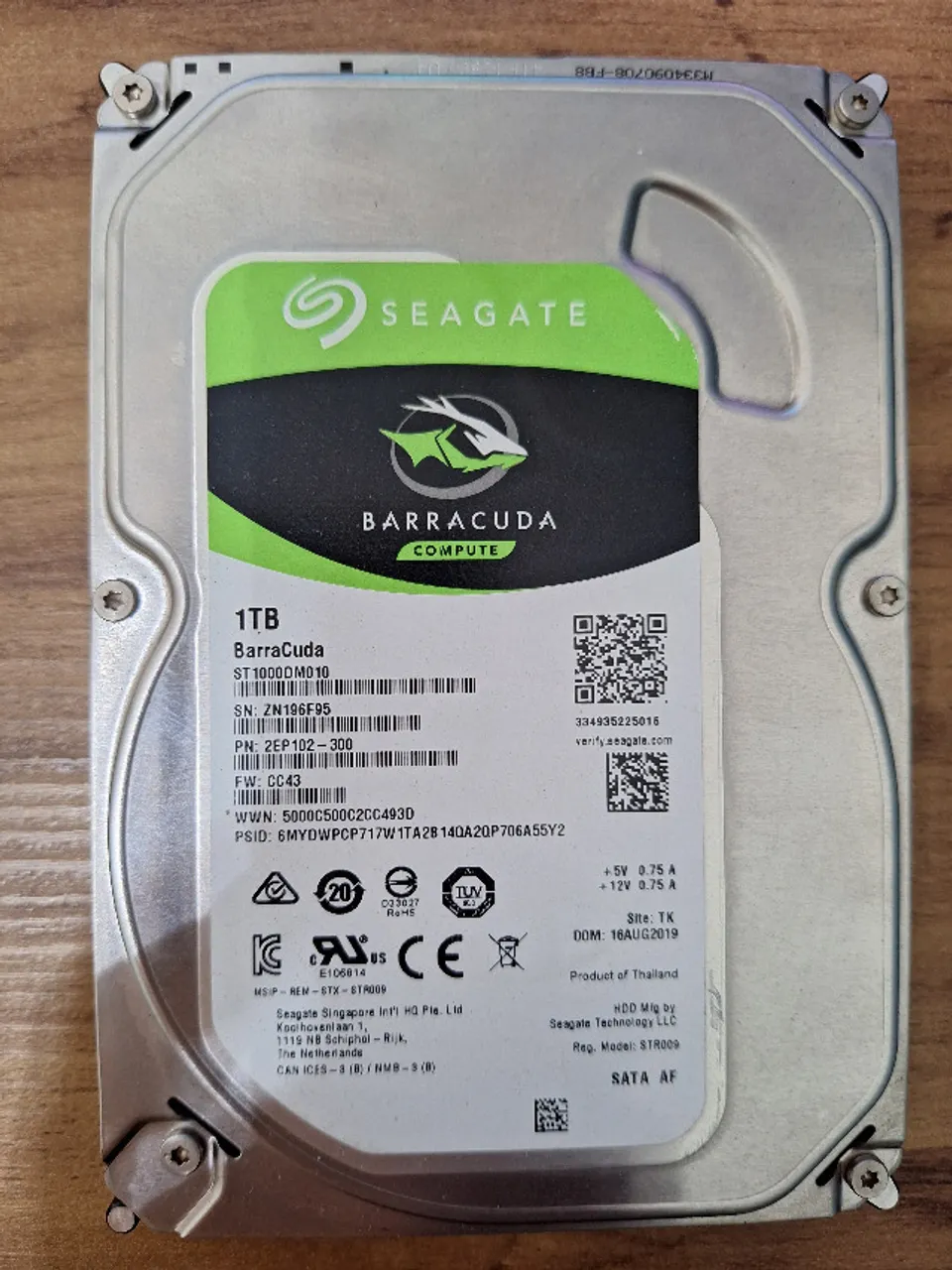 HD Seagate 1TB