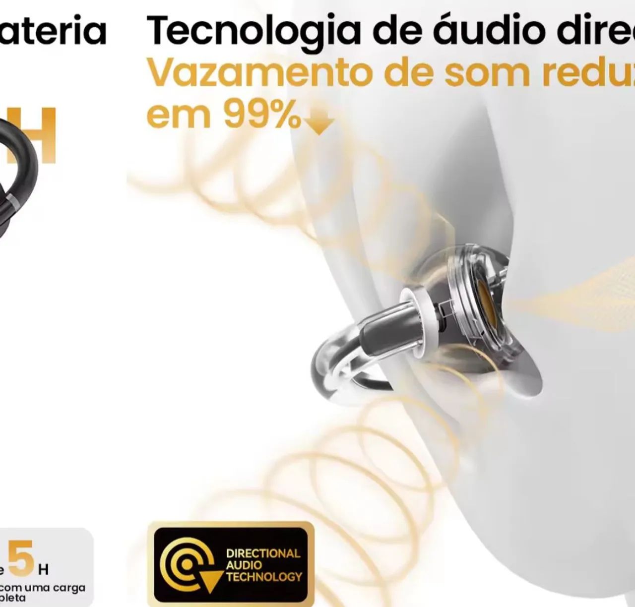 Fones de Ouvido Bluetooth Haylou Airfree  - Foto 5