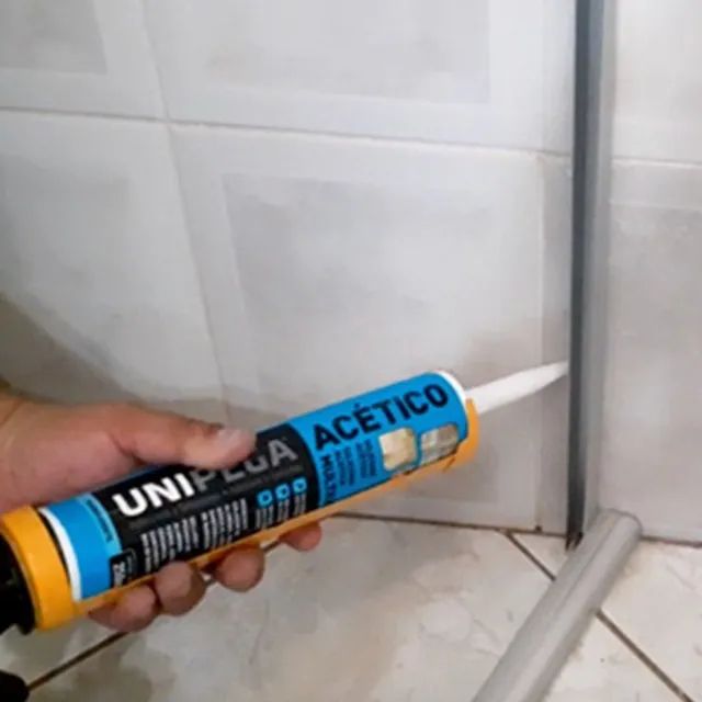 12 Silicone Acético Multiuso Adesivo Selante 250ml 240g Incolor - (UNIPEGA-Ref. 0509.0349) - Foto 5