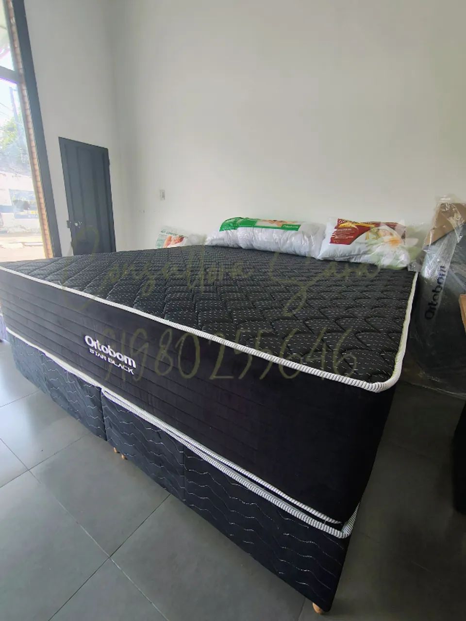 CAMA SUPER KING ORTOBOM 78 CENTÍMETROS DE ALTURA 