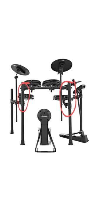 Clamp alesis para bateria eletrônica nitro mesh e nitro max - Foto 2