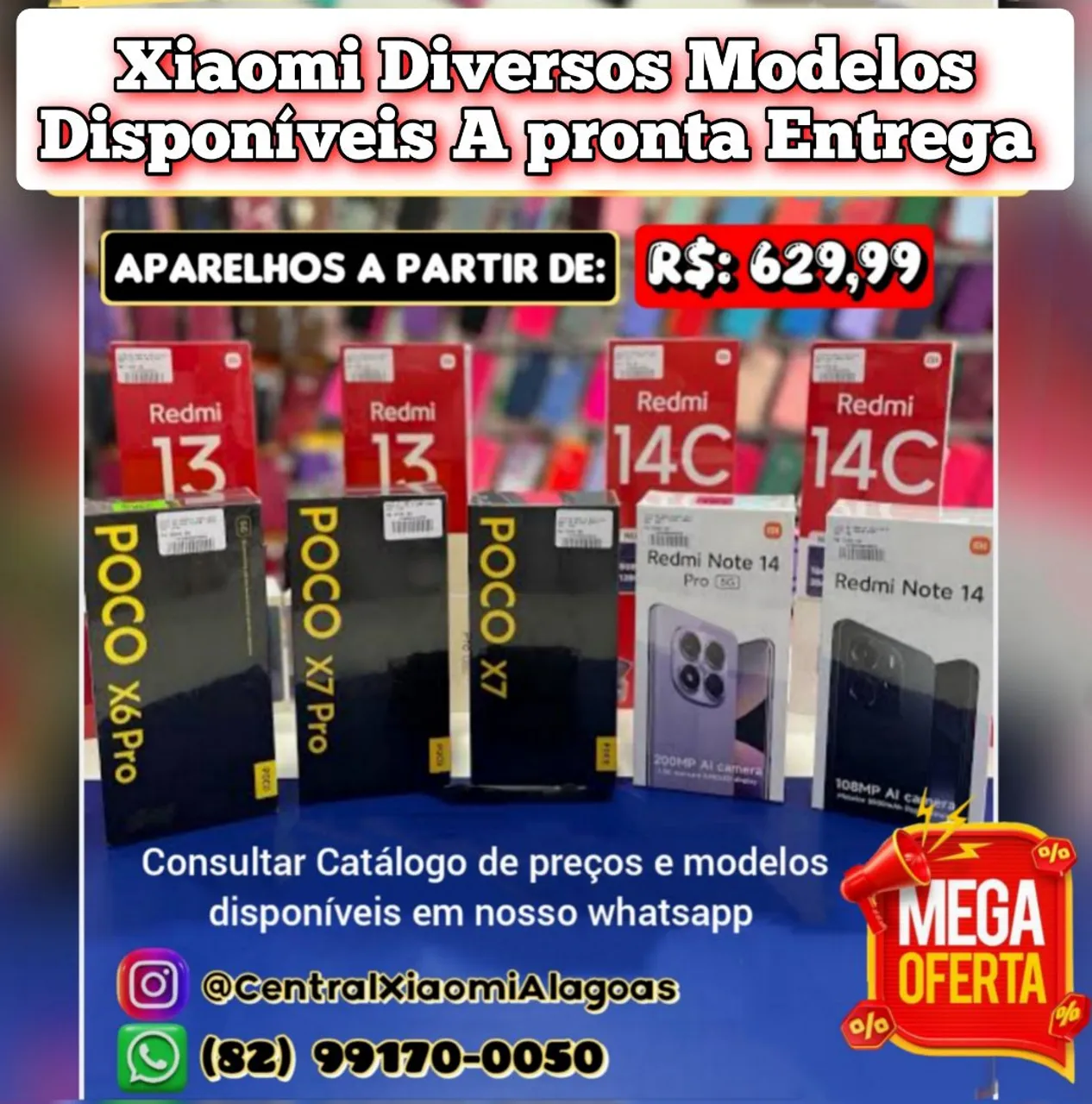 Xiaomi Diversos Modelos - Pronta Entrega / Promoção 